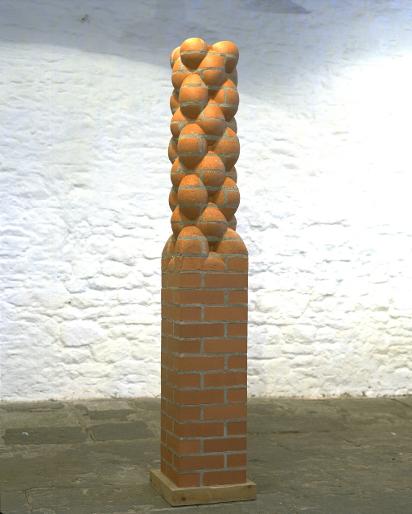 Brick Column Sculpture